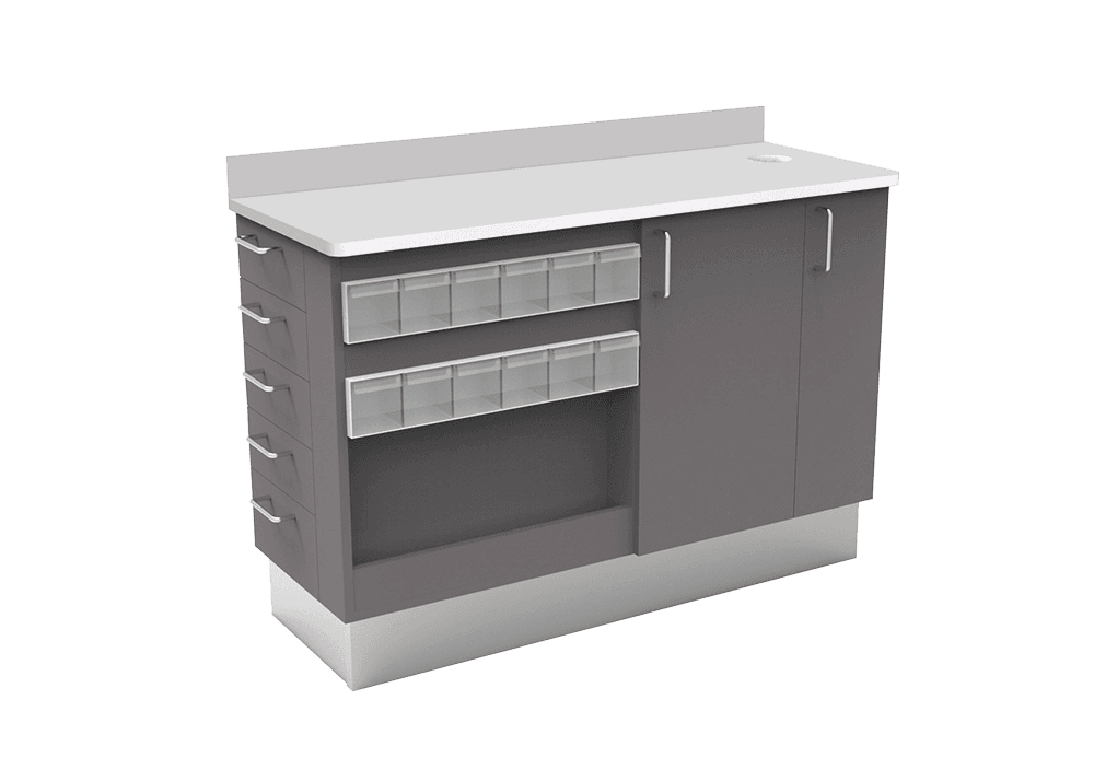 F3LNS Flex Series Assistant's Side Cabinet (Left, No Sink)