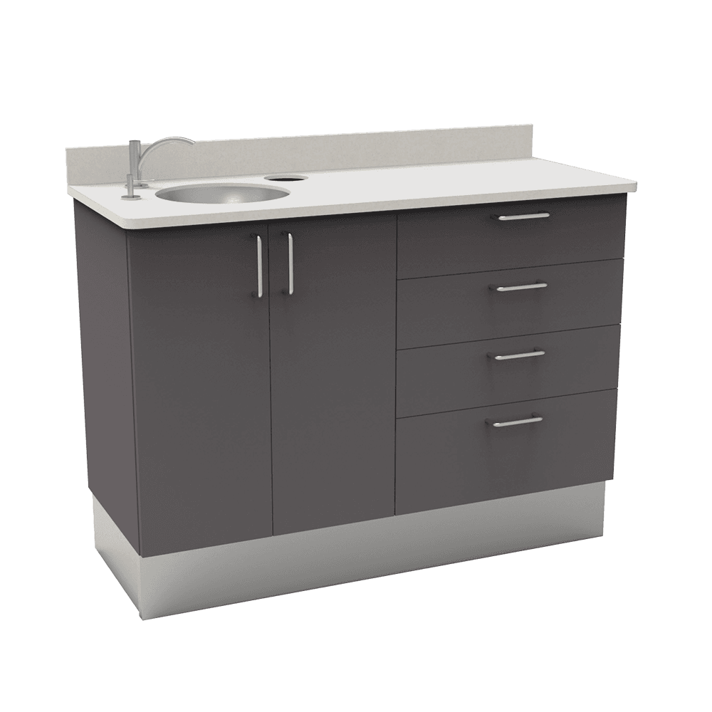 K-Series Two Module Console with Right Sink (Door)